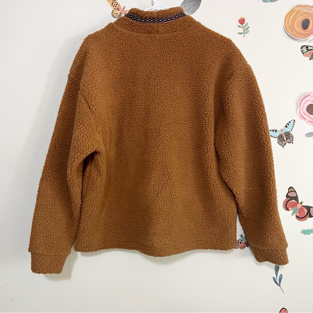 Alpine Design Women's 1/4 Snap Sherpa Pullover Sweater M - Picture 5 of 10